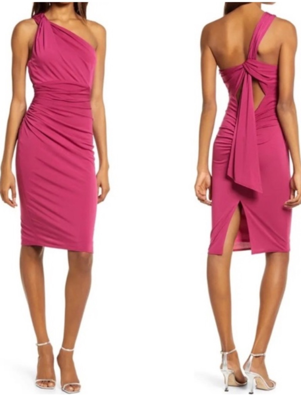 Katie May High Roller One Shoulder Nekcline Bodycon Cocktail Dress